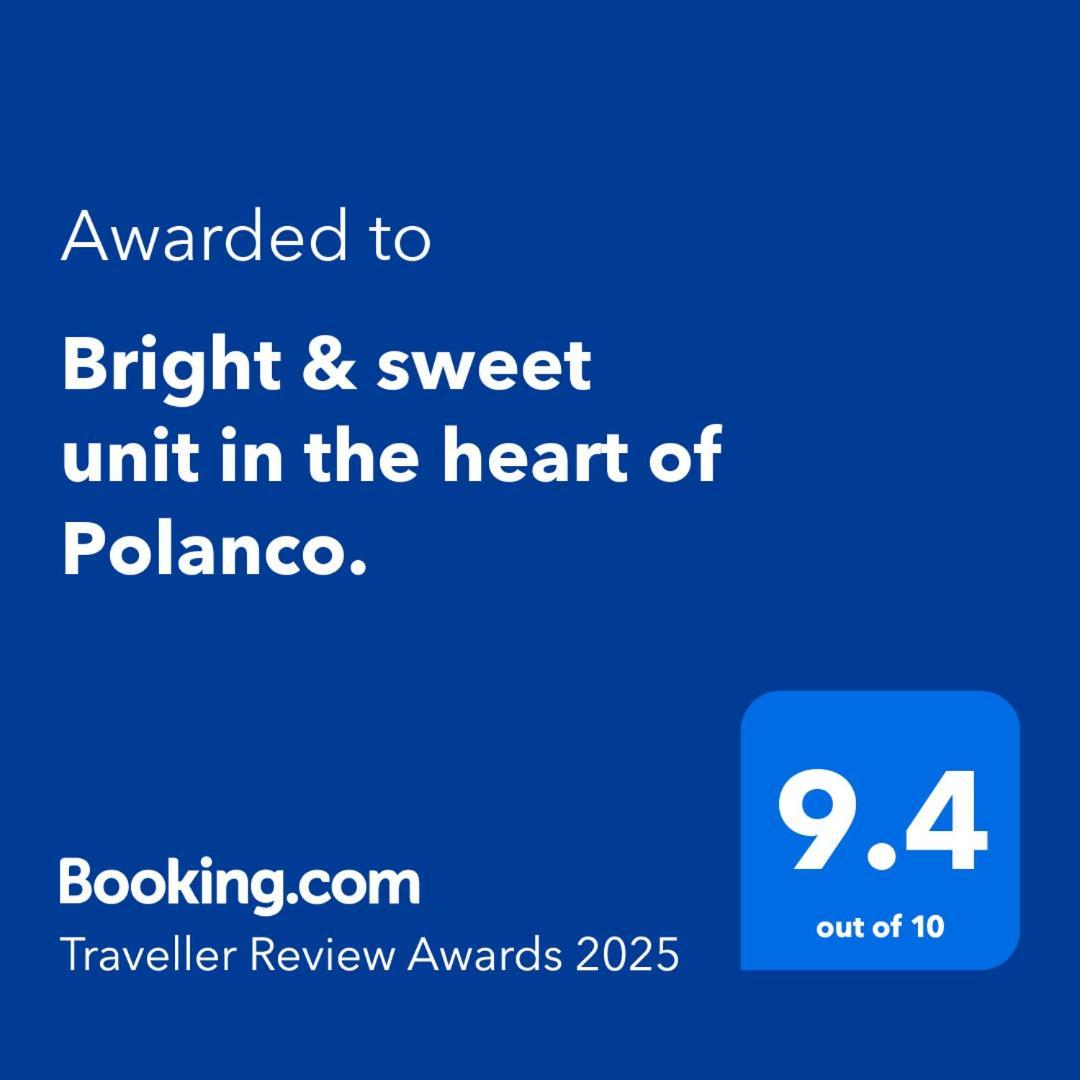 Bright & Sweet Unit In The Heart Of Polanco. Apartman Mexikóváros Kültér fotó